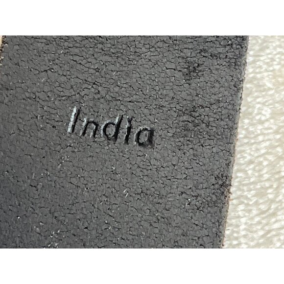 Timberland Mens Black Leather Belt Size 3L With Metal Buckle Heavy-Duty Casual - Picture 5 of 6